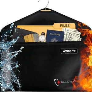 ROLOWAY Hanger Diversion Fireproof Safe, Hidden Compartments for Clothes Hanger